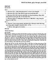 Ôn tập môn lịch sử đảng/ Trường đại học Nguyễn Tất Thành