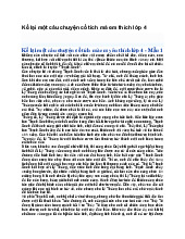 Kể lại một câu chuyện cổ tích mà em thích lớp 4 - Tiếng việt 4