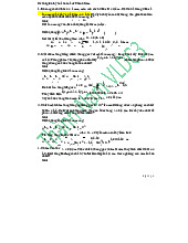 Đề thi Giữa kỳ  môn Vật lý đại cương 2  | Học viện Công Nghệ Bưu Chính Viễn Thông