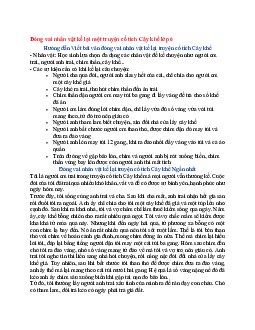 Văn mẫu lớp 6 Kết nối tri thức bài Đóng vai nhân vật kể lại một truyện cổ tích Cây khế