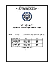 Bài Tập Lớn: Thiết Kế Web Xem Phim | Môn Công nghệ đa phương tiện - Đại học Công Nghệ Đông Á
