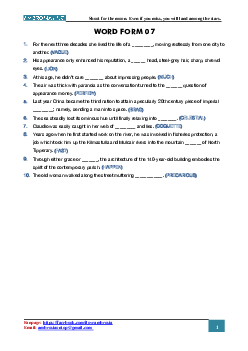 Ambrosia Word Formation 07 without key