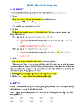 Buổi 3: Tính  các số đo trung tâm  môn Kinh tế vĩ mô | Trường đại học kinh doanh và công nghệ Hà Nội