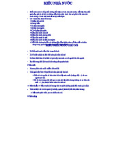 Kiểu Nhà Nước: Phân Tích Các Hình Thái Kinh Tế - Xã Hội