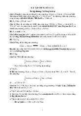 Bài tập chương Cân bằng hóa học | Bài tập môn Hóa lý | Đại học Bách khoa hà nội