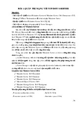 BÀI 4. QUẢN TRỊ MẠNG VỚI WINDOWS SERVER | Đại học Kinh tế Kỹ thuật Công nghiệp