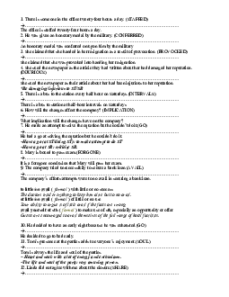SENTENCE TRANSFORMATIONS biến đổi câu chuyên anh