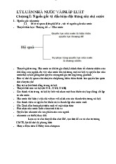 LÝ LUẬN NHÀ NƯỚC VÀ PHÁP LUẬT - Chương I: Nguồn Gốc và Đặc Trưng | Môn Cải cách hành chính nhà nước - Học viện Hành chính Quốc gia