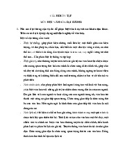 Đề cương môn Đại cương văn hóa - Trường Đại học lao động -  xã hội