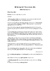 Đề thi giữa học kỳ 2 môn Ngữ Văn lớp 6 năm học 2024 - 2025 - Đề số 2 | Bộ sách Cánh diều