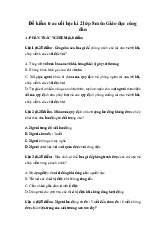 Đề thi học kỳ 2 môn Giáo dục công dân lớp 8 năm học 2024 - 2025 - Đề số 2 | Bộ sách Cánh diều