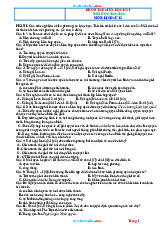 Đề Ôn Tập Giữa Học Kỳ 1 Lịch Sử 12 Cánh Diều 2025-2026
