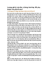 Lượng giá trị của đơn vị hàng hóa thay đổi phụ thuộc vào yếu tố nào?