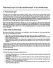 Thần thoại là gì? Có mấy loại thần thoại? Ví dụ về thần thoại