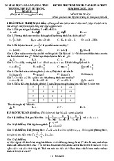 Đề thi thử Toán vào lớp 10 năm 2025 – 2026 trường THPT Lý Tự Trọng – Hà Tĩnh