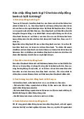 Kèo chấp đồng banh là gì? Chơi kèo chấp đồng banh có bị đi tù không?