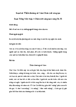 Soạn bài Đọc: Thân thương xứ Vàm - Tiếng Việt 4 Chân trời sáng tạo