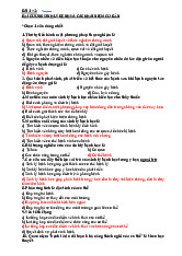 Trắc nghiệm Sinh lý bệnh | Trường Đại học Tây Nguyên