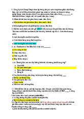 Bài Tập Luyện Tập Môn Nguyên lý Marketing | Đại học Gia Định