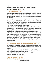 Mẫu thư mời nhận việc mới nhất: Chuyên nghiệp, thu hút ứng viên