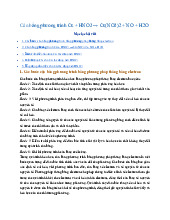 Cân bằng phương trình Cu + HNO3 → Cu(NO3)2 + NO + H2O