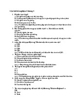 15 Câu hỏi trắc nghiệm Chương 2 môn tin học đại cương | Đại học Nội Vụ