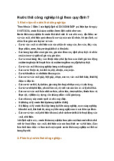 Nước thải công nghiệp là gì theo quy định?