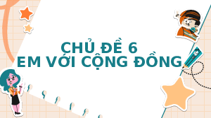 Giáo án điện tử Hoạt động trải nghiệm 7 Chủ đề 6 Kết nối tri thức: Em với cộng đồng