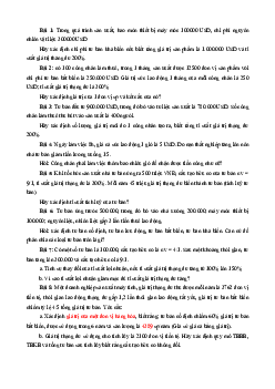 Bài tập Kinh tế chính trị Mác-Lênin (Chương 3) | Đại học Sư phạm Hà Nội