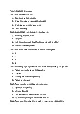 Đề cương Ôn tập : Đáp án và Gợi Ý Giải Trắc Nghiệm | Kỹ năng mềm 1 | Đại học Hàng hải Việt Nam