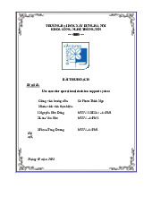 Các Trường Hợp Sử Dụng Hệ Thống Hỗ Trợ Quyết Định | Môn Hệ chuyên gia - Đại học Xây Dựng Hà Nội