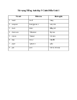Explore Our World 3 Unit 1 My classroom Unit Opener