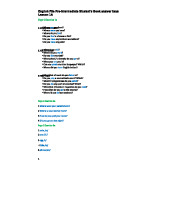 Answer Keys for English File Pre-Intermediate Students B (Lessons 1-3)