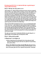 Các hình thức biểu hiện của giá trị thặng dư trong nền kinh tế thị trường | Bài thảo luận Kinh tế chính trị