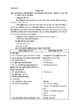 Giáo án Tiếng Việt lớp 4 Tuần 32 | Kết nối tri thức
