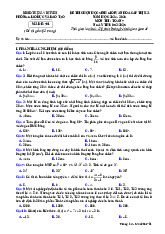 Đề chọn học sinh giỏi Toán 7 năm 2024 – 2025 phòng GD&ĐT Việt Yên – Bắc Giang