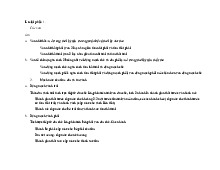 Đề cương ôn tập Tim mạch - Sinh lý và Dược lý môn Tim mạch | Trường Đại Học Thái Nguyên