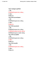Trắc nghiệm có đáp án Phổ Kháng Sinh - 222: Đặc Điểm và Phân Loại môn Hóa Dược| Trường Đại học Y Dược, Đại học Quốc gia Hà Nội