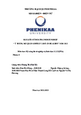 Ý tưởng mở quán coffee và đồ ăn healthy | Bài giữa kỳ học phần khởi nghiệp