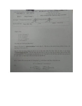 Đề thi Môn Lý thuyết mật mã | Đại học Bách Khoa Hà Nội