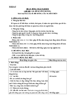 Chủ đề: Gia đình yêu thương - Tuần 17 | Hoạt động trải nghiệm 3 | Kết nối tri thức