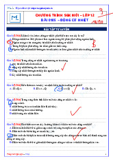 Bài tập Động cơ nhiệt | Vật lí 12