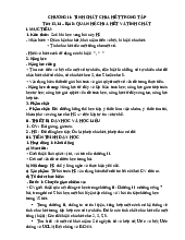 Bài giảng về toán học lớp 12 - Chương 1 Đại số và giải tích