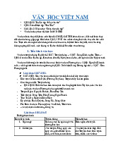 Tài liệu ghi chép Môn Văn học Việt Nam | Đại học Sư Phạm Hà Nội