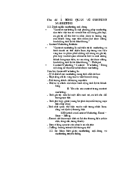 Tổng quan về content marketing - Quản trị kinh doanh | Trường Đại học Kinh tế, Đại học Huế