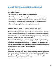 Bài 5 Kỹ Thuật Bào Chế Thuốc Nhỏ Mắt | Tài liệu Bào chế