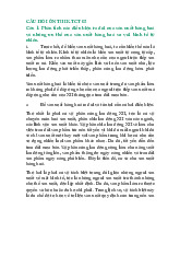 Tài liệu ôn liệu ôn thi môn kinh tế chính trị Mác– lê nin –Trường Đại học Hoa Sen