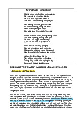 Bình Giảng Thơ Duyên của Xuân Diệu - Thầy Chu Văn Sơn