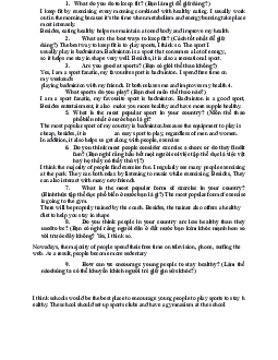 Speaking English học phần Tiếng anh cơ bản