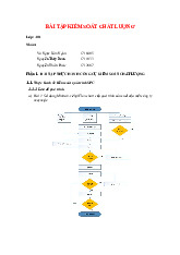 Ngân hàng bài tập kiểm soát chất lượng | Trường Đại học Nội vụ Hà Nội